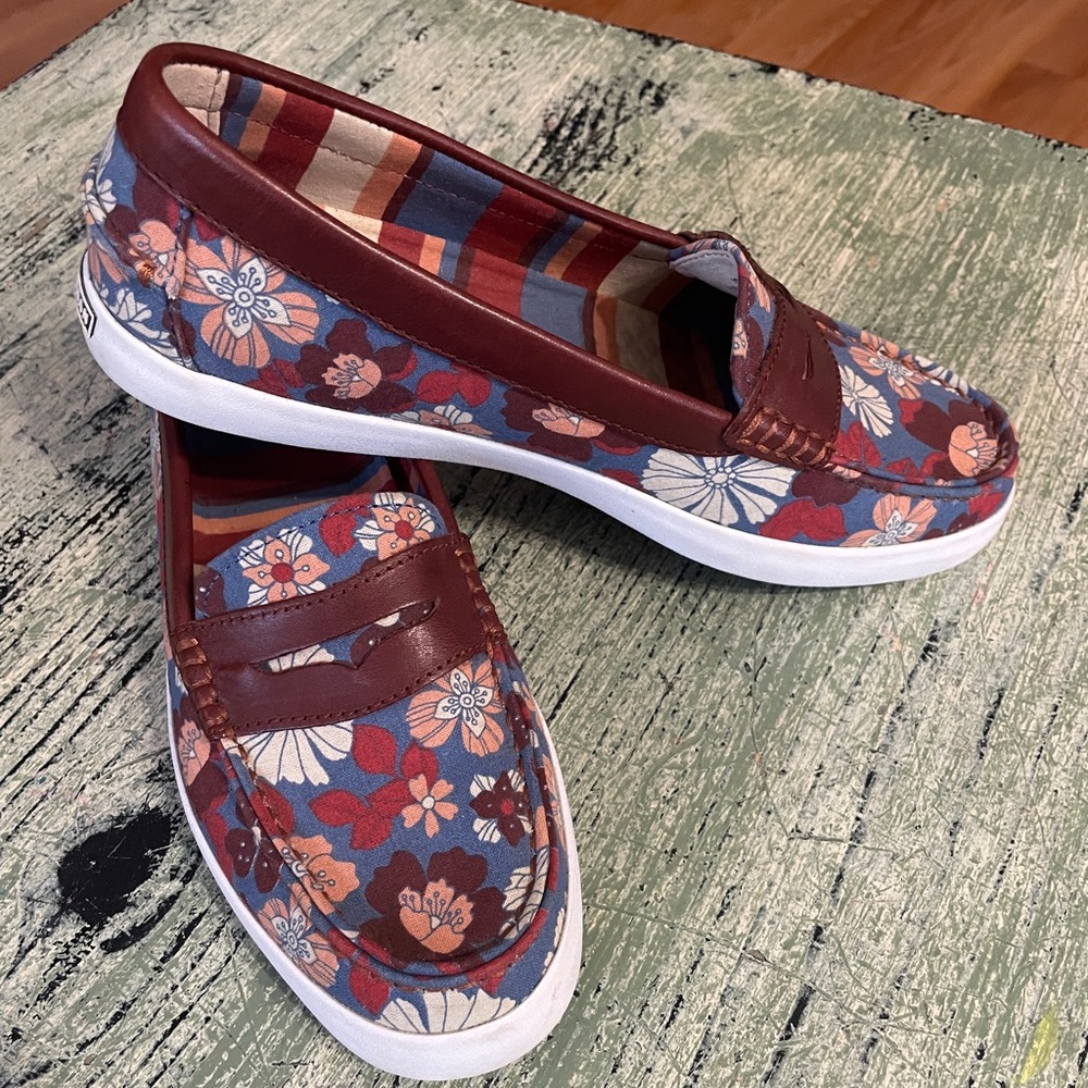 Cole Haan Woman’s Nantucket Freedom Floral Loafers